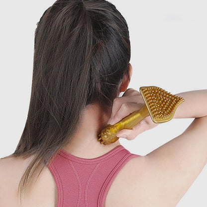 Triangular Massage Brush Comb Women Back PVC Tool Woman Portable Premium Scrubber Roller