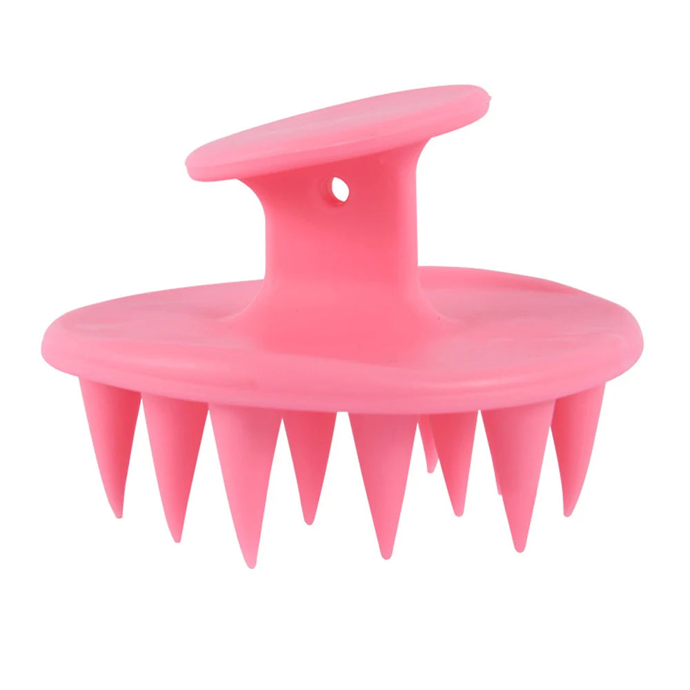 Silicone Scalp Massage Brush Soft Shampoo Massage Comb Bath Shower Wet&Dry Scalp Messager Hair Brush Use Women Care Hair Tool