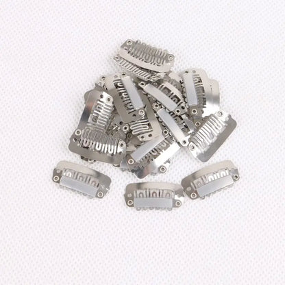100 Mini U Shape Snap Metal Pin Clips Iron Hairpins Hair Extensions Tool Women Practical Hair Styling Salon Beauty Accessories