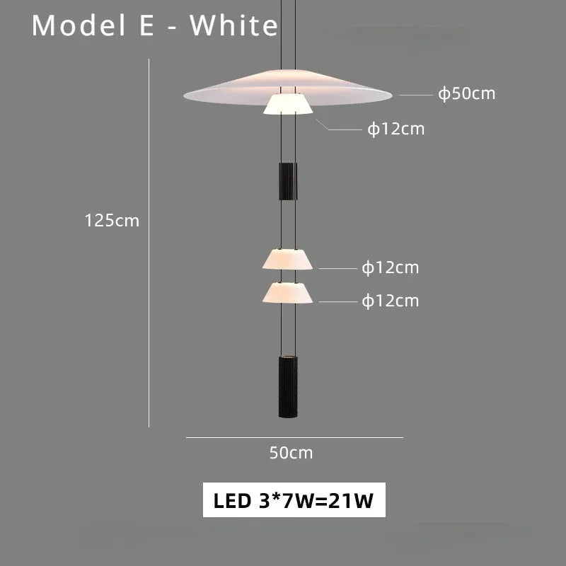 SANDYHA Nordic Chandeliers Living Room Creative Designer Led Lamp Coffee Kitchen Dining Table Pendant Lights Bedroom Home Decor