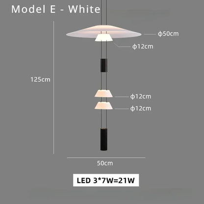 SANDYHA Nordic Chandeliers Living Room Creative Designer Led Lamp Coffee Kitchen Dining Table Pendant Lights Bedroom Home Decor