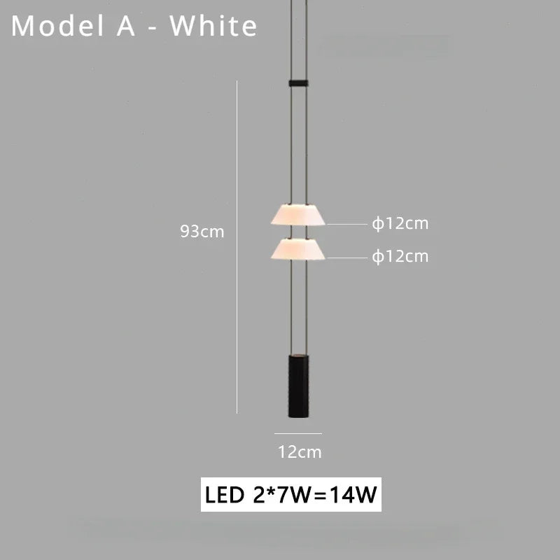 SANDYHA Nordic Chandeliers Living Room Creative Designer Led Lamp Coffee Kitchen Dining Table Pendant Lights Bedroom Home Decor