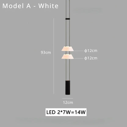 SANDYHA Nordic Chandeliers Living Room Creative Designer Led Lamp Coffee Kitchen Dining Table Pendant Lights Bedroom Home Decor