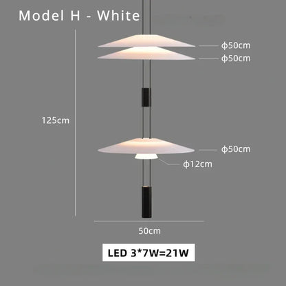 SANDYHA Nordic Chandeliers Living Room Creative Designer Led Lamp Coffee Kitchen Dining Table Pendant Lights Bedroom Home Decor