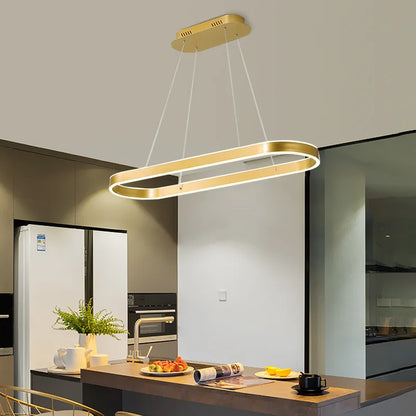 Simple LED Restaurant Pendant Lights Nordic Modern Hotel Kitchen Restaurant Hanging Chandeliers Home Indoor Decor Lighting Lamps