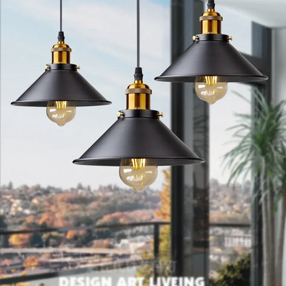 Retro Lid Hanging Lamp E27 Vintage Pendant Lights Loft Russia Pendant Lamp Lampshade for Kitchen Dining Bedroom Home Lighting