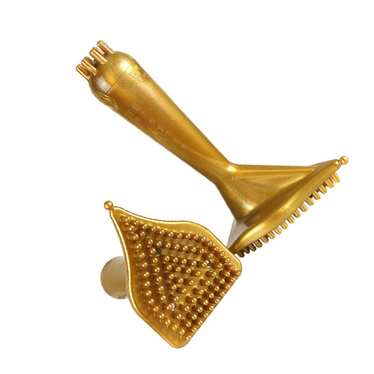 Triangular Massage Brush Comb Women Back PVC Tool Woman Portable Premium Scrubber Roller
