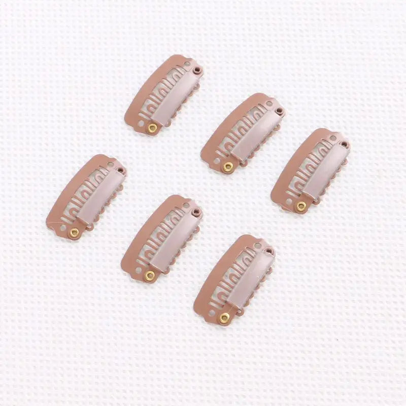 100 Mini U Shape Snap Metal Pin Clips Iron Hairpins Hair Extensions Tool Women Practical Hair Styling Salon Beauty Accessories