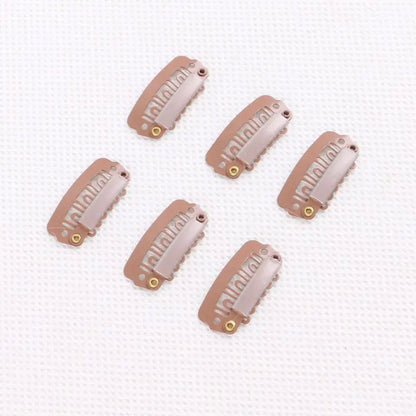 100 Mini U Shape Snap Metal Pin Clips Iron Hairpins Hair Extensions Tool Women Practical Hair Styling Salon Beauty Accessories