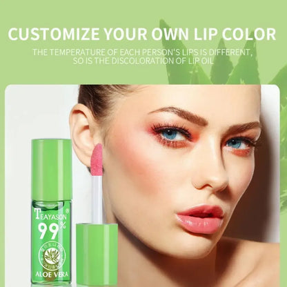 Color changing lipstick Natural Aloe Moistourizing Jelly Matte Lipsticks Beauty Long Lasting Nourish Lip Makeup Lip Balm