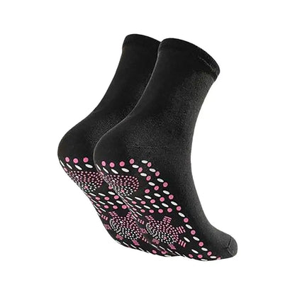 1 Pair Self Heating Socks Tourmaline Magnetic Socks Health Care Therapy Socks Men Women Foot Massager Winter Warm Socks