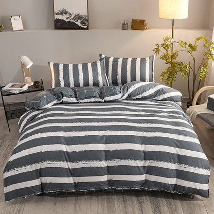 YanYangTian Nordic bed four-piece bedding set summer blankets for bed queen size bed sheets set Christmas bedroom decor
