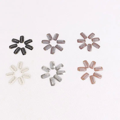 100 Mini U Shape Snap Metal Pin Clips Iron Hairpins Hair Extensions Tool Women Practical Hair Styling Salon Beauty Accessories