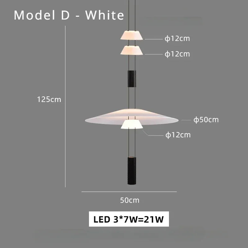 SANDYHA Nordic Chandeliers Living Room Creative Designer Led Lamp Coffee Kitchen Dining Table Pendant Lights Bedroom Home Decor