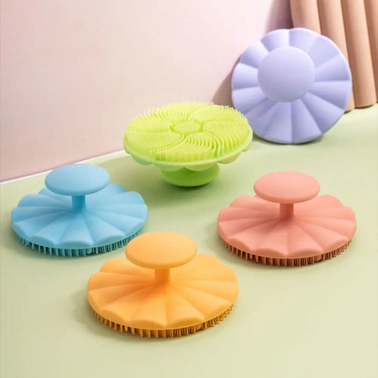 Soft Silicone Face Cleansing Brush Women Men Deep Manual Massage Brush Mini Skin Care Exfoliating Multifunctional Cleanser Tool