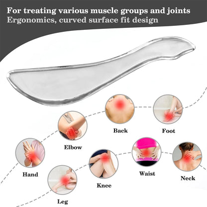 1 Pcs Stainless Steel IASTM Tools Great Soft Tissue Mobilization Tool, Gua Sha Scraping Massage Tool for Men and Women