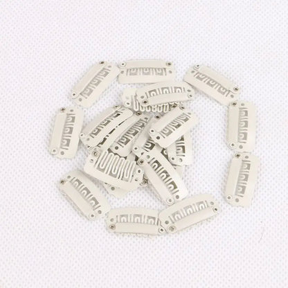 100 Mini U Shape Snap Metal Pin Clips Iron Hairpins Hair Extensions Tool Women Practical Hair Styling Salon Beauty Accessories