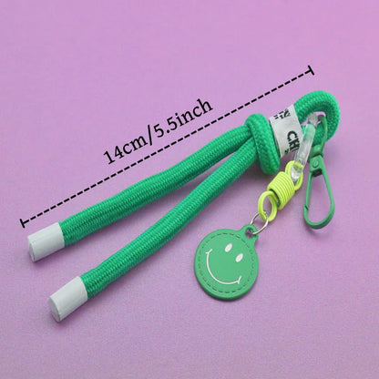 1Pcs Creative Lanyard Keychain Suitable For Mobile Backpacks Women Anti Loss Knot Pendants Keychain Decorations DIY Accessories
