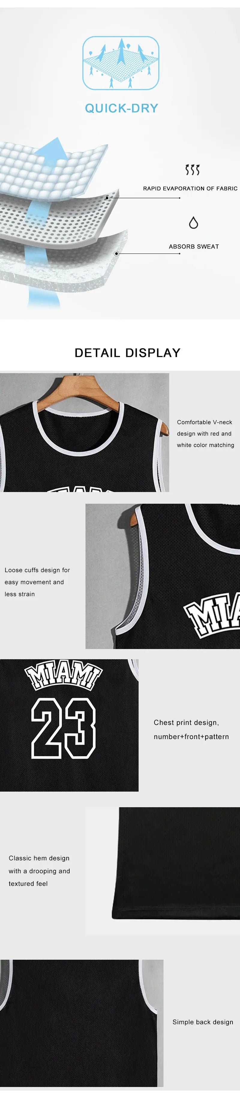Summer Men's New Fashion James 23 Jersey Mesh Sweat-Absorbing Basketball Jerseys Comfortable Breathable Leisure Sports Tank Top