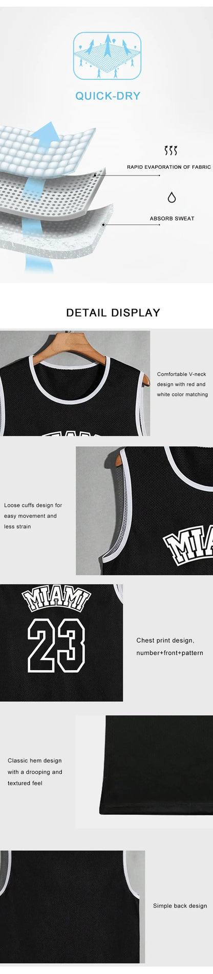 Summer Men's New Fashion James 23 Jersey Mesh Sweat-Absorbing Basketball Jerseys Comfortable Breathable Leisure Sports Tank Top