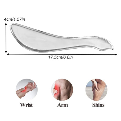 1 Pcs Stainless Steel IASTM Tools Great Soft Tissue Mobilization Tool, Gua Sha Scraping Massage Tool for Men and Women